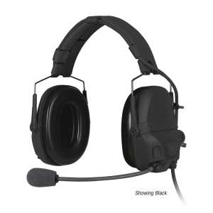 Ops-Core, AMP Headset - Fixed Downlead, Black