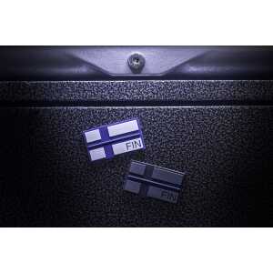 HIENOMERKKI, Thin Blue Line magneetti, Grey