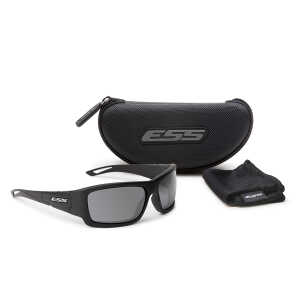 ESS, Credence Black, Mirrored Blue Lenses