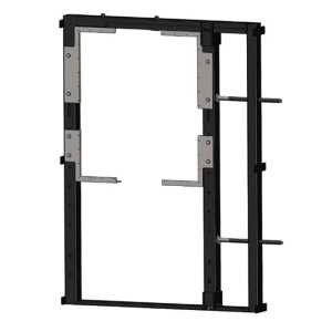 SET, Fastening Brackets for windows, Black