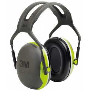 3M Peltor, Earmuff X4, Black / Bright Green