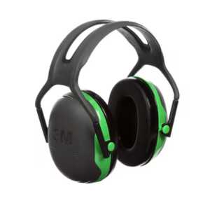 3M Peltor, Earmuff X1, Black / Green