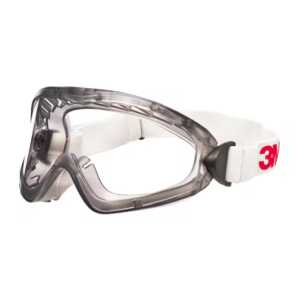 3M, 2890 Series Safety Goggles, Unventilated, Clear